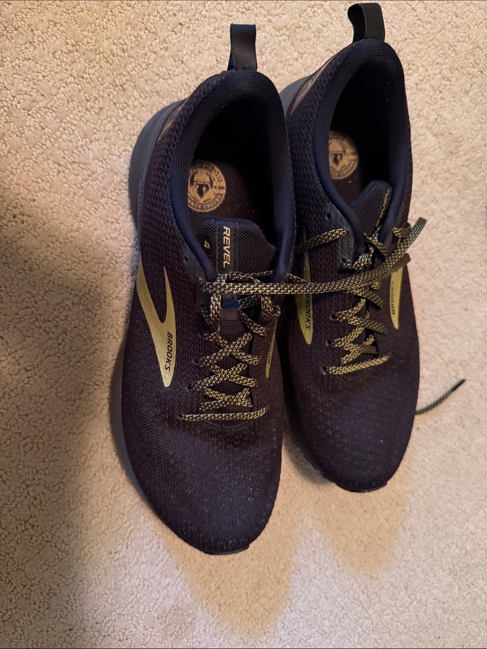 Brooks Women Revel Running Shoes - Black with Gold